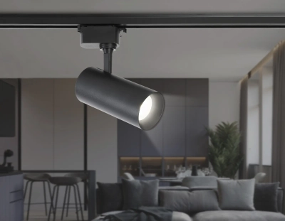 Cветильник светодиодный трековый GL5828 BK черный LED 15W 4200K 24°