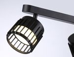 Настенно-потолочный  поворотный спот со сменной лампой  TN71163/2 BK черный GX53/2 260*100*125