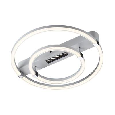 7665/55LR MITRA LED SN Светильник пластик/белый LED 55Вт 3000-4000-6000K 545х505 IP20 пульт ДУ TRECKY