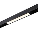 358618 SHINO NT21 064 черный Трековый низковольтный св-к диммируемый с ДУ, со сменой цв.температуры IP20 LED 3000~6500К 12W 48V FLUM