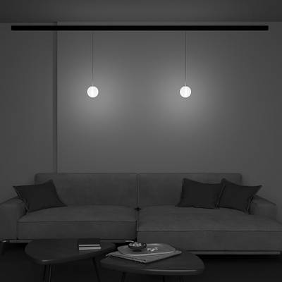 Трековый подвесной светильник Luna Exility 2700-6000K 5Вт 360° Dim Smart, TR039-4-5W3K-WW-DS. TM Maytoni