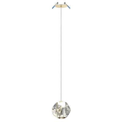 5085/5L L-VISION ODL25 555 золото/прозрачный/металл/акрил Подвес LED 5W 4000K 240Лм JEMSTONE