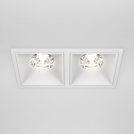 Встраиваемый светильник Alfa LED 4000K 2x15Вт 36°, DL043-02-15W4K-SQ-W. TM Maytoni