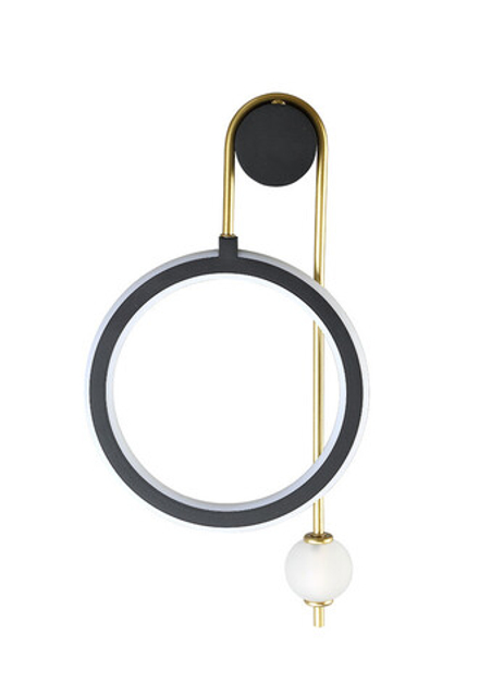 Бра Crystal Lux CORIDA AP25W LED BLACK/GOLD 1440/401