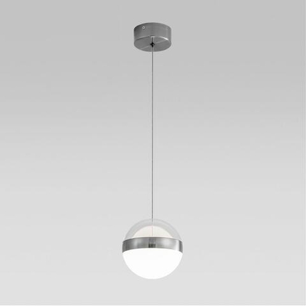 5037/12L L-VISION ODL24 511 никель/прозрачн/молочный/металл/акрил Подвес LED 12W 4000K 600лм RONI