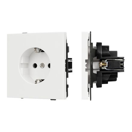 Механизм электрической розетки SCT-TENDO-MEU1-SFPL-WH (230V, 16A) (Arlight, -)