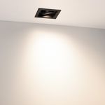 Светильник MS-VORTEX-BUILT-S90x90-12W Day4000 (BK-BK, 40 deg, 230V) (Arlight, IP20 Металл, 5 лет)