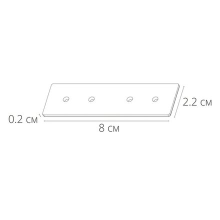 Коннектор прямой для магнитного шинопровода Arte Lamp LINEA-ACCESSORIES A480533