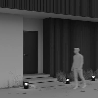 Ландшафтный светильник Pyro 3000К 21Вт IP 65 O496FL-L21B3K. TM Maytoni