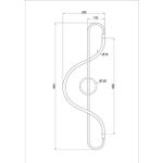Настенный светильник Arte Lamp KLIMT A2850AP-13PB, 1хLED