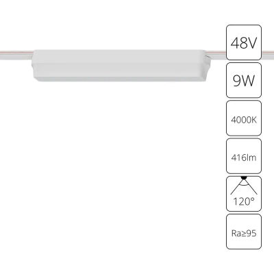 Магнитный трековый светильник Arte Lamp RAPID A6153PL-1WH, 1хLED