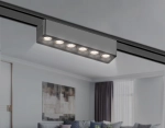 Светильник светодиодный трековый для шинопровода Magnetic Ultra Slim GV1403 BK черный IP20 6W 4200K 48V 24° 122*26*24