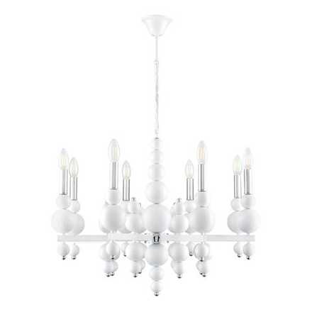 8260/8 MODERNI LN26 126 белый/хром, металл Люстра E14 8*40W 220V NANA