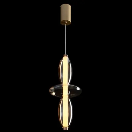 Светильник подвесной Crystal Lux QUASAR SP14W LED AMBER 3790/214