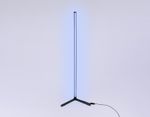 Светильник светодиодный напольный RGB с пультом FL8022 BK черный LED 15W RGB D32*1250 (ПДУ РАДИО 2.4G)