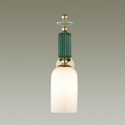 4861/1W CLASSIC ODL_EX21 129 золото/разноцветн./керамика/стекло Бра E14 1*40W CANDY