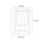 Настенный светильник Arte Lamp DUBLIN A7025AP-1BK, 1хE27