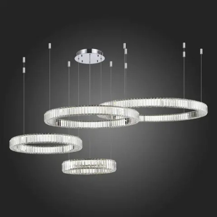 SL1622.103.04 Люстра подвесная ST-Luce Хром/Прозрачный LED 1*190W 4000K