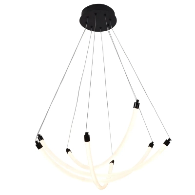 Подвесная люстра Hammock 4468-4P, LED*36W, 3330LM, 3000-6500K. ТМ F-Promo