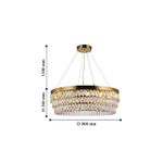 Подвесная люстра Magnitudo 2206-16P. ТМ Favourite