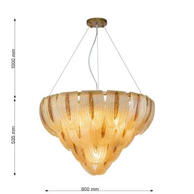 Подвесная люстра Flavus 3016-7P. ТМ Favourite