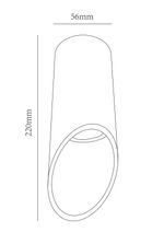 Точечный накладной светильник Arte Lamp PILON A1622PL-1BK, 1хGU10