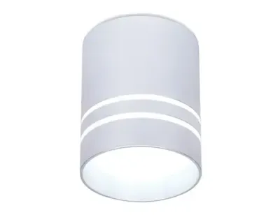 Накладной светодиодный точечный светильник TN241 SL/S серебро/песок LED 4200K 12W D80*100