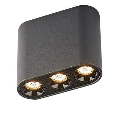 7092/8CL HIGHTECH ODL25 399 Потолочный светильник черный/металл/акрил IP20 LED 8W 3000K 220V SMALL