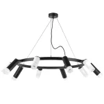 LR0203658751 Люстра RULLO 10х50W GU10 ЧЕРНЫЙ/БЕЛЫЙ (571020+214436-5+214487-5+202431-10)
