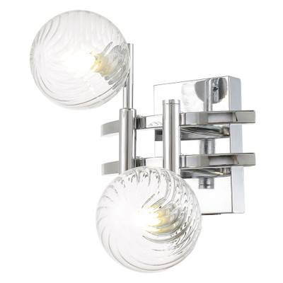 Бра Crystal Lux LUXURY AP2 CHROME 2271/402