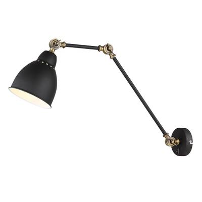 Бра Arte Lamp BRACCIO A2055AP-1BK, 1хE27