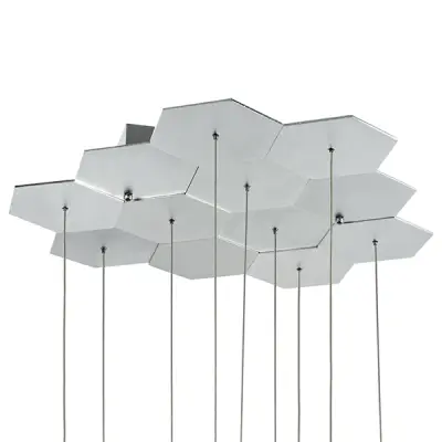 750224 Люстра подвесная FAVO LED-60W 2880LM Silver 4000K Lightstar