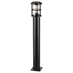 4964/1F NATURE ODL22 715 черный/стекло Ландшафтный светильник на столбе E27 1*60W IP44 MAGUS