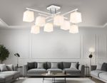 Светильник подвесной TR303043/8 WH белый E27/8 max 60W 820*820*260