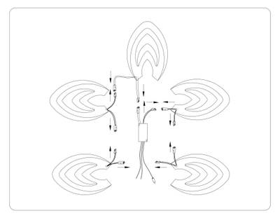 Потолочный светодиодный светильник с пультом FA4546/3+3 WH белый 3000K-6400K 76W D490*110 (ПДУ ИК)