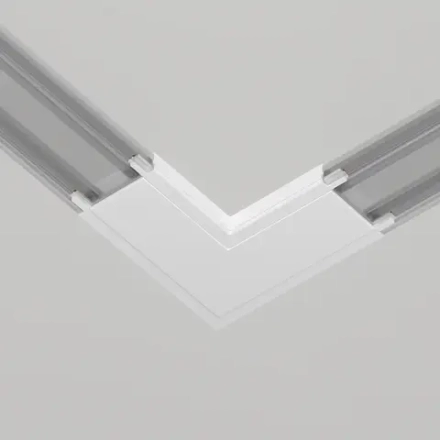 Конектор питания угловой Radity белый, TRA084CL-11W. TM Maytoni