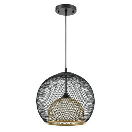 8052/1A SUSPENTIONI LN25 315 черный/черный, золото металл/металл Подвесной светильник E27 1*60W 220V LEONELA