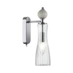 8269/1W NEOCLASSI хром/серый/прозрачный, металл/керамика/стекло Бра Е14 1*40W 220V EMILY