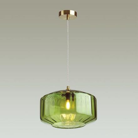 4783/1 PENDANT ODL21 487 зеленый/бронзовый Подвес E27 60W BINGA