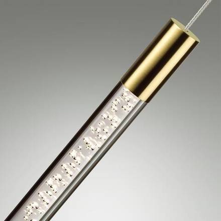 4369/5L HIGHTECH ODL23 235 полированное золото/акрил с пузырьками Подвесной св-к IP20 LED 4W 200Лм 3000K SPARKY