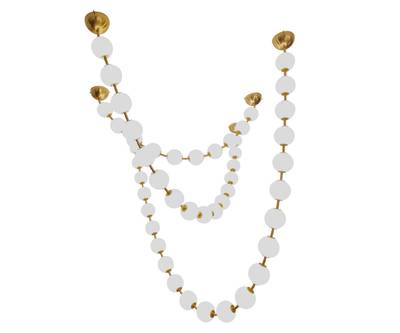 07627-3S,20 Комплект подвесных светильников Мони бронза(комплект 3 подвеса 10L, 15L, 20L)  Led 270W (4000K) (белые матовые плафоны)