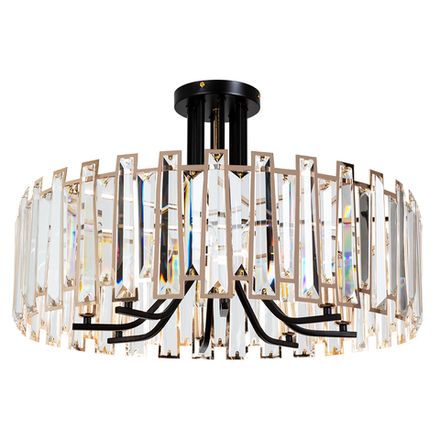 Потолочная люстра Arte Lamp AMBER A1028PL-8BK, 8хE14