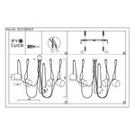 SLE120653-05 Светильник подвесной Белый/Белый E27 5*40W