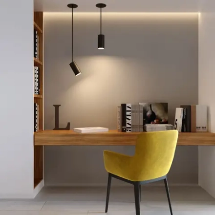 Встраиваемый подвесной светодиодный светильник Drop 8W 4200К черный 50222 LED