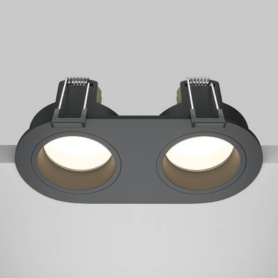 Встраиваемый светильник Share 2xGU10 10Вт DL126-02-GU10-B. TM Maytoni