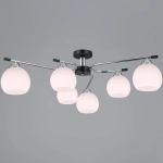 IL0638-6CSQ-24 CR BK LIBRA светильник потолочный ILLUMICO, E27х6