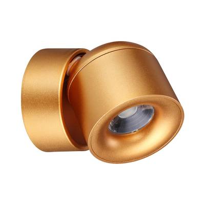 358810 OVER NT21 218 матовое золото Светильник накладной светодиодный IP20 LED 10W 850Лм 4000K 220V GESSO