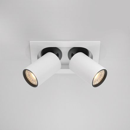 Встраиваемый светильник Hidden 3000K 2x10W 36°, DL045-02-10W3K-W. TM Maytoni