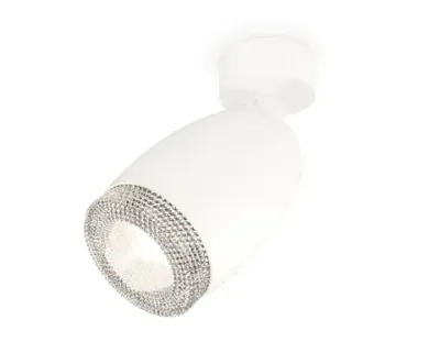 Комплект поворотного светильника XM1122002 SWH/CL белый песок/прозрачный MR16 GU5.3 (A2202, C1122, N7191)
