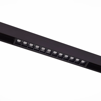 ST361.436.12 Магнитный трековый светильник Черный LED 1*12W 3000K 1 009Lm Ra>80 36° IP20 L222xW22xH44 48V